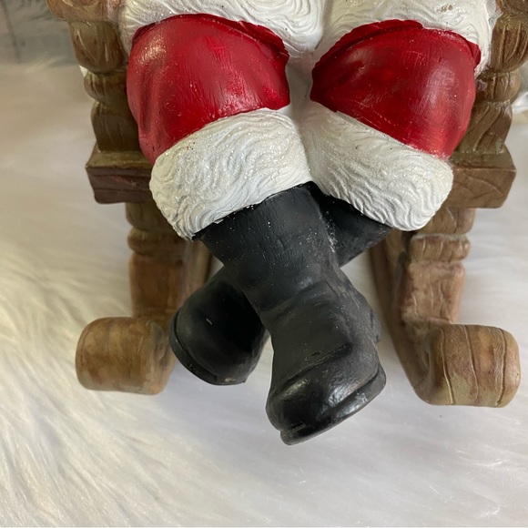 Christmas Santa On Rocking Chair - Picture 5 of 11